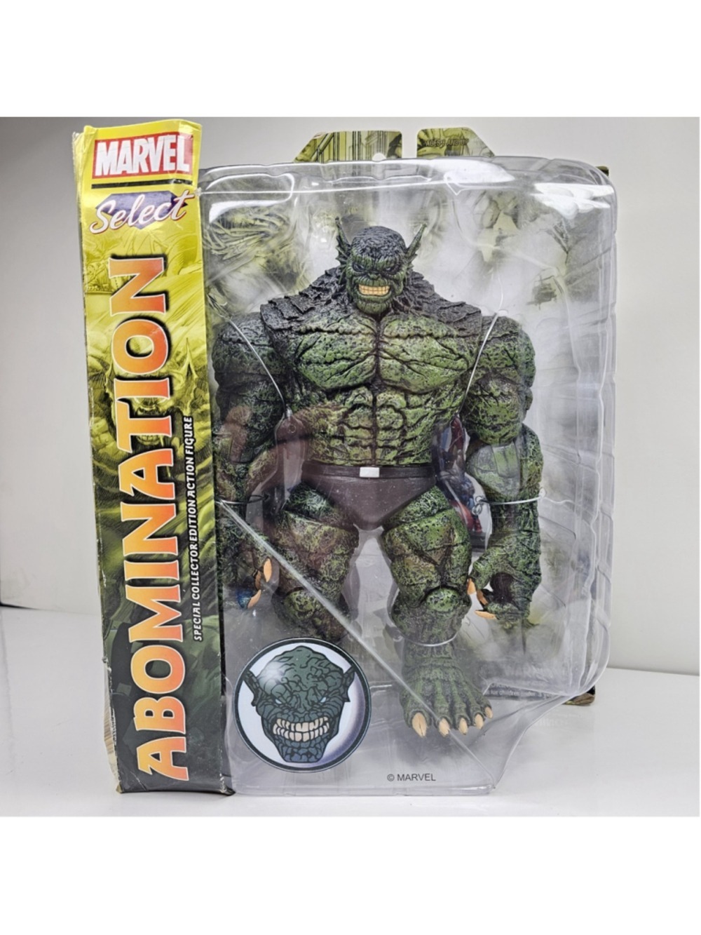 SEALED Diamond Marvel Select Abomination Action Figure W/ Box Damage